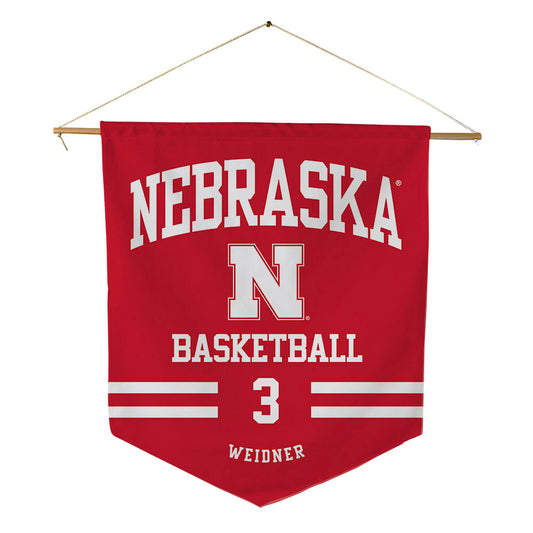 Nebraska - NCAA Women's Basketball : Allison Weidner - Pennant - 18" x 21"-0