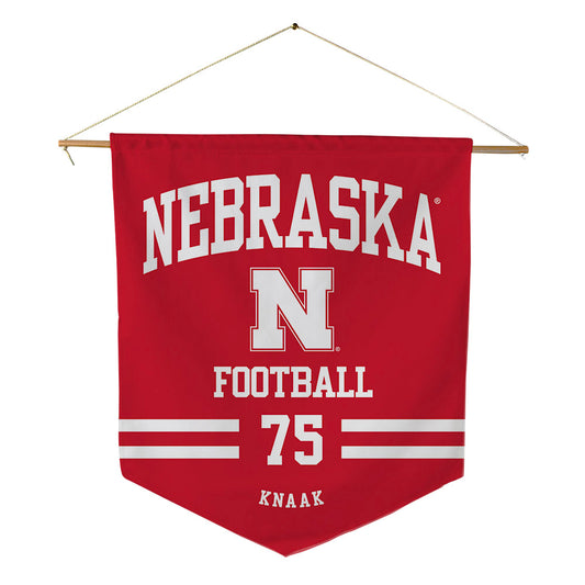 Nebraska - NCAA Football : Tyler Knaak - Pennant - 18" x 21"-0