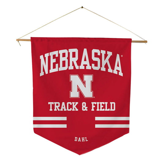 Nebraska - NCAA Men's Track & Field (Outdoor) : Elli Dahl - Pennant - 18" x 21"-0