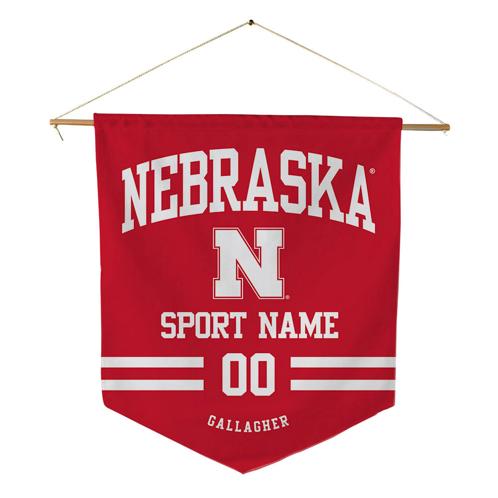 Nebraska - NCAA Rifle : Hannah Gallagher - Pennant - 18" x 21"-0