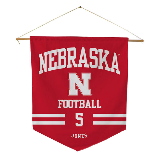 Nebraska - NCAA Football : Mason Jones - Pennant - 18" x 21"-0