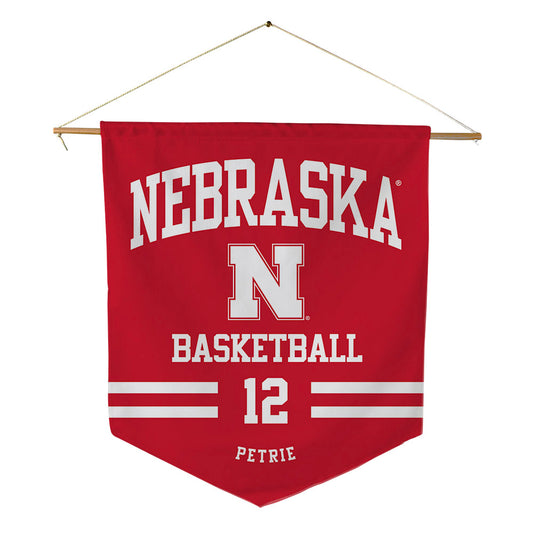 Nebraska - NCAA Women's Basketball : Jessica Petrie - Pennant - 18" x 21"-0