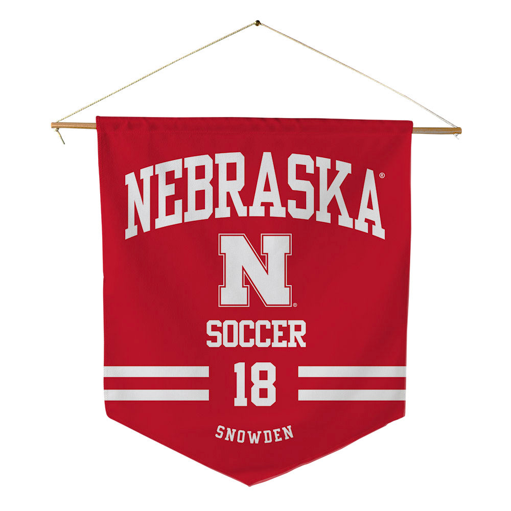 Nebraska - NCAA Women's Soccer : Reese Snowden - Pennant - 18" x 21"-0