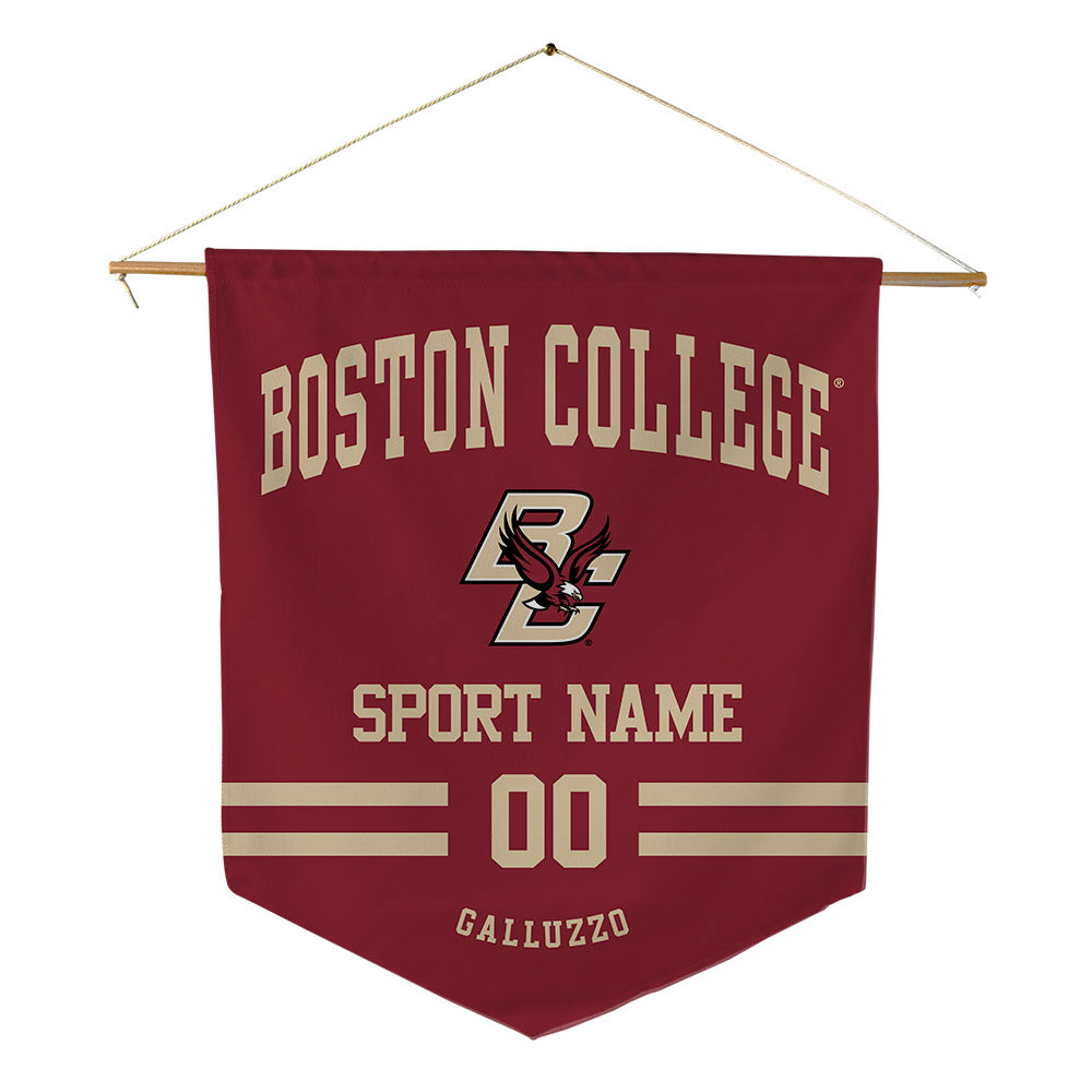 Boston College - NCAA Men's Soccer : Devon Galluzzo - Pennant - 18" x 21"-0