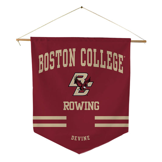 Boston College - NCAA Women's Rowing : Angela Devine - Pennant - 18" x 21"-0