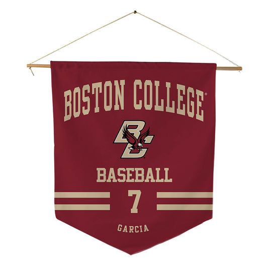 Boston College - NCAA Baseball : Esteban Garcia - Pennant - 18" x 21"-0