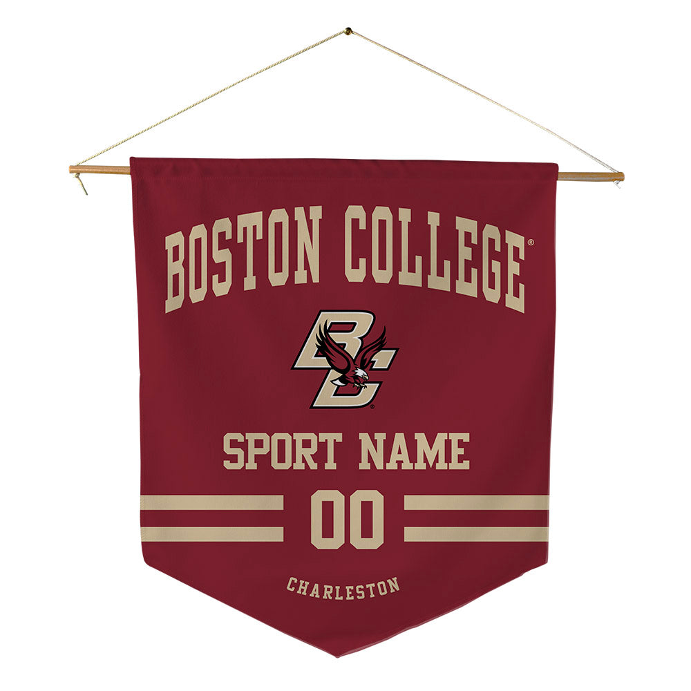 Boston College - NCAA Skiing : Emily Charleston - Pennant - 18" x 21"-0