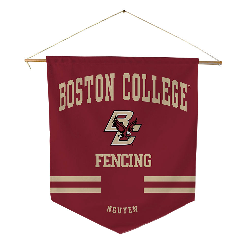 Boston College - NCAA Women's Fencing : Tallulah Nguyen - Pennant - 18" x 21"-0