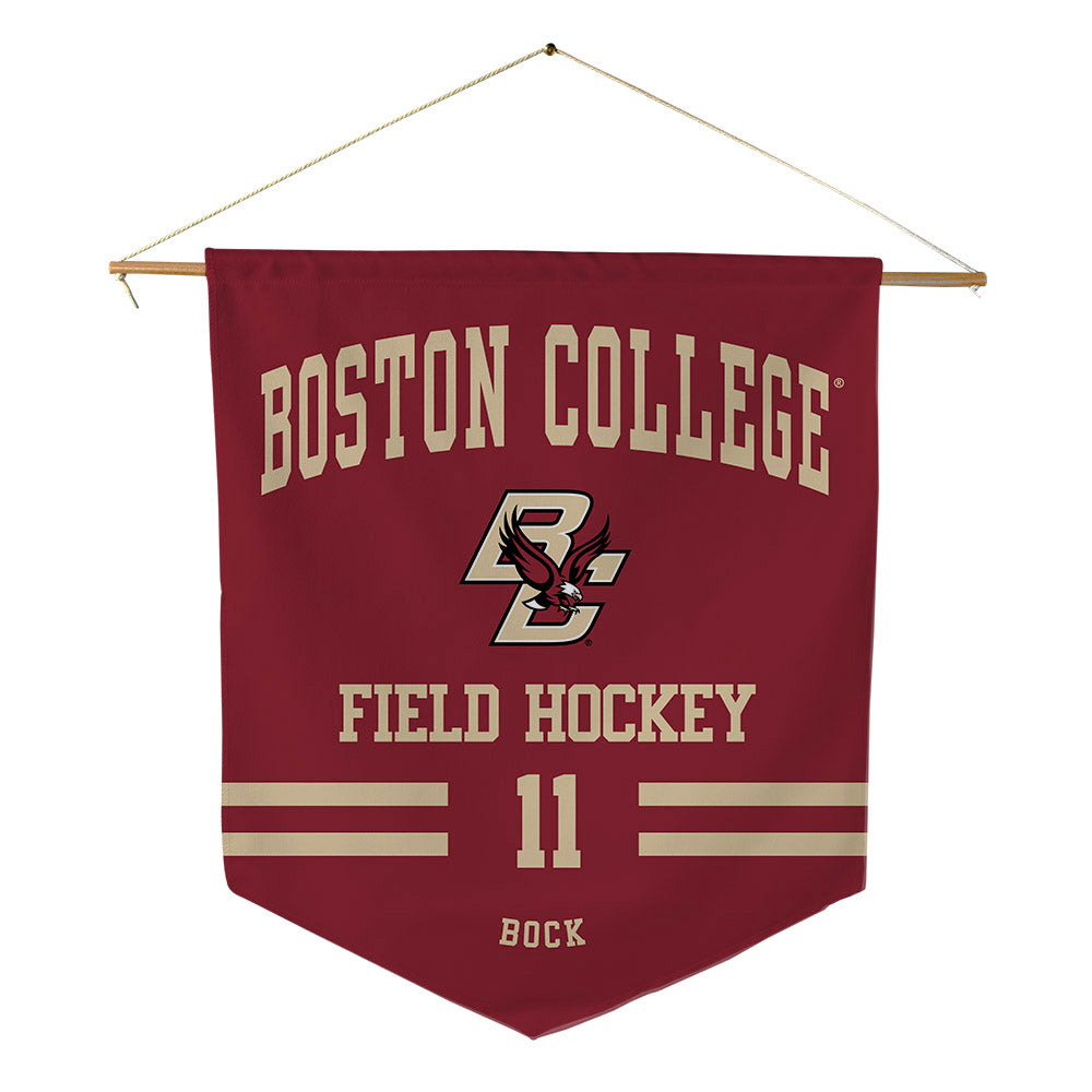 Boston College - NCAA Women's Field Hockey : Kate Bock - Pennant - 18" x 21"-0