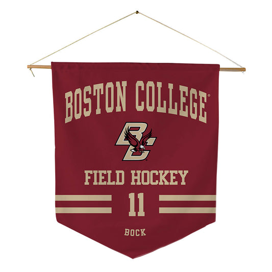 Boston College - NCAA Women's Field Hockey : Kate Bock - Pennant - 18" x 21"-0