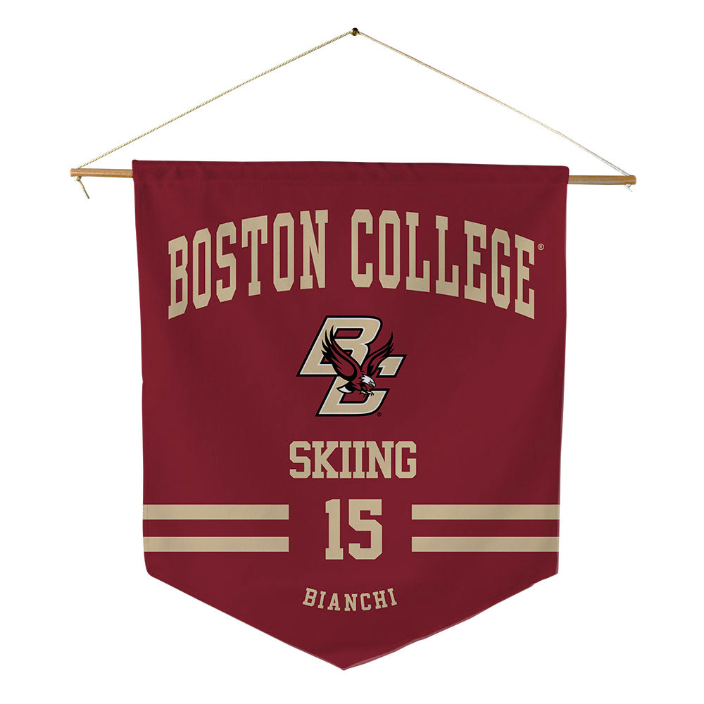 Boston College - NCAA Skiing : Ryan Bianchi - Pennant - 18" x 21"-0