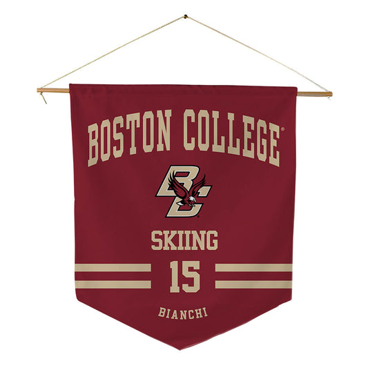 Boston College - NCAA Skiing : Ryan Bianchi - Pennant - 18" x 21"-0