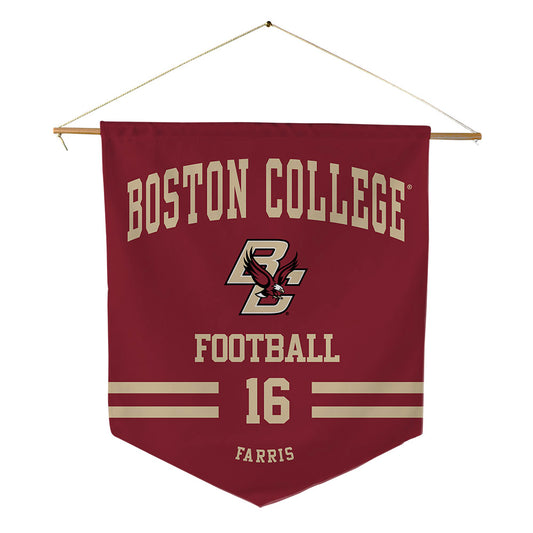 Boston College - NCAA Football : Isaiah Farris - Pennant - 18" x 21"-0