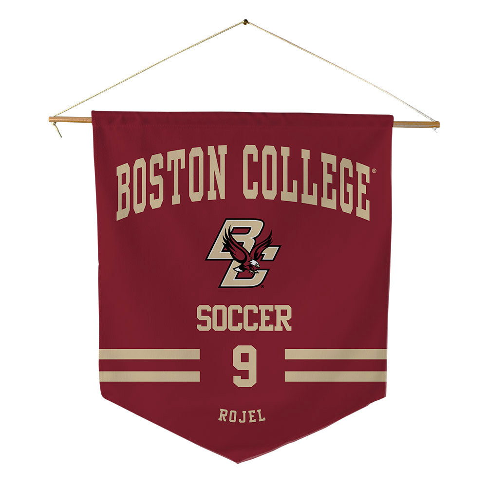 Boston College - NCAA Men's Soccer : Nikolai Rojel - Pennant - 18" x 21"-0