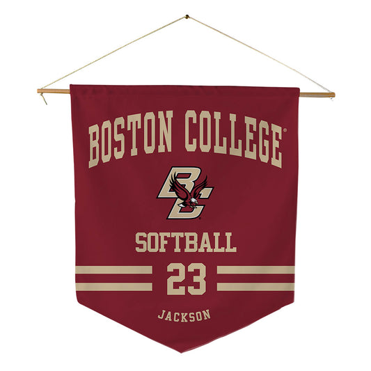 Boston College - NCAA Softball : Addison Jackson - Pennant - 18" x 21"-0