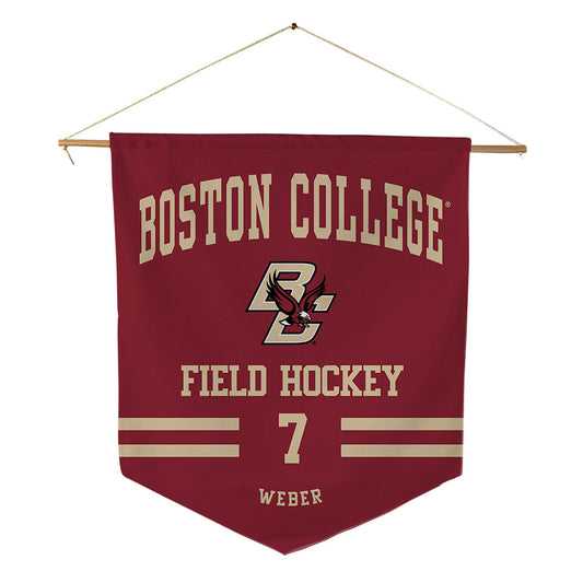 Boston College - NCAA Women's Field Hockey : Melea Weber - Pennant - 18" x 21"-0