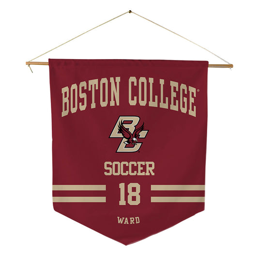 Boston College - NCAA Women's Soccer : Sienna Ward - Pennant - 18" x 21"-0