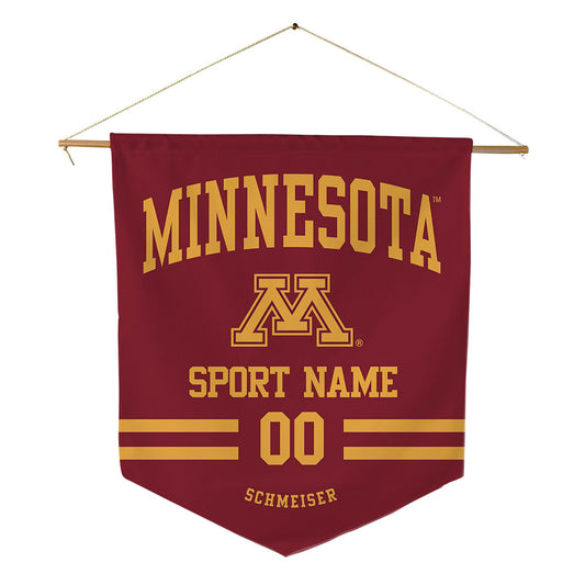 Minnesota - NCAA Women's Soccer : Keegan Schmeiser - Pennant - 18" x 21"-0