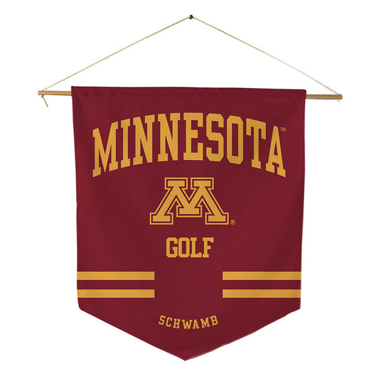 Minnesota - NCAA Men's Golf : Kyler Schwamb - Pennant - 18" x 21"-0