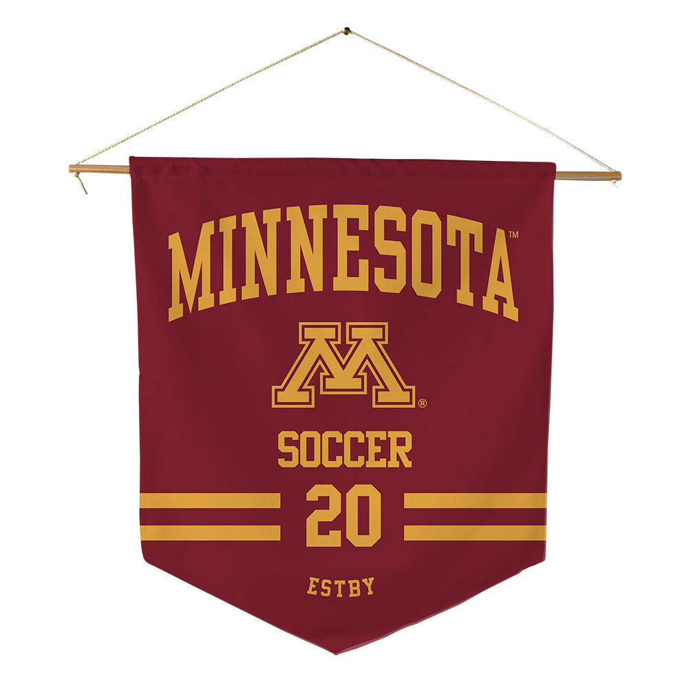 Minnesota - NCAA Women's Soccer : Grace Estby - Pennant - 18" x 21"-0
