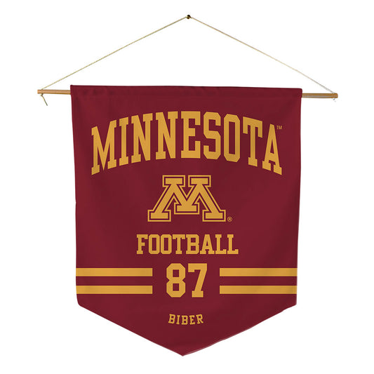 Minnesota - NCAA Football : Drew Biber - Pennant - 18" x 21"-0