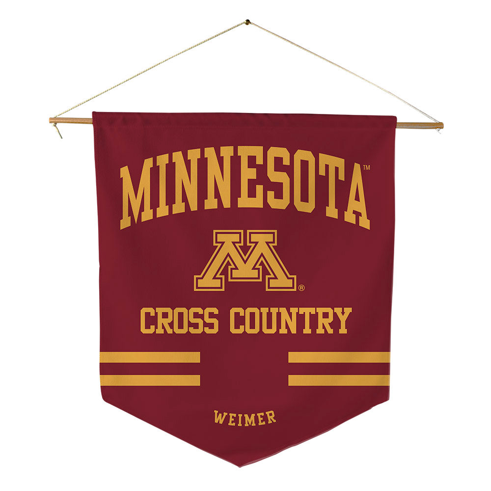 Minnesota - NCAA Women's Cross Country : Ali Weimer - Pennant - 18" x 21"-0