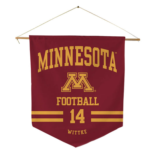 Minnesota - NCAA Football : Dylan Wittke - Pennant - 18" x 21"-0