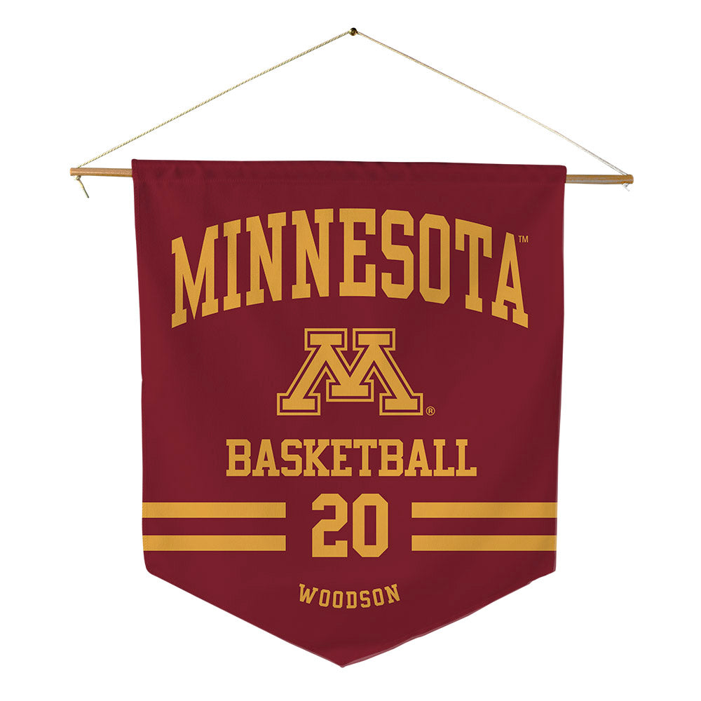 Minnesota - NCAA Women's Basketball : Taylor Woodson - Pennant - 18" x 21"-0