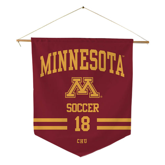 Minnesota - NCAA Women's Soccer : Tyra Chu - Pennant - 18" x 21"-0