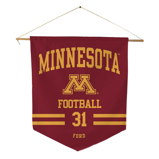 Minnesota - NCAA Football : Xavier Ford - Pennant - 18" x 21"-0