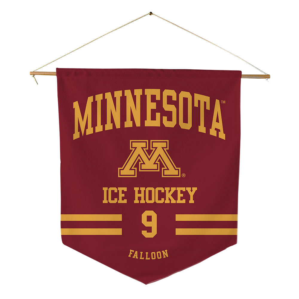 Minnesota - NCAA Men's Ice Hockey : August Falloon - Pennant - 18" x 21"-0