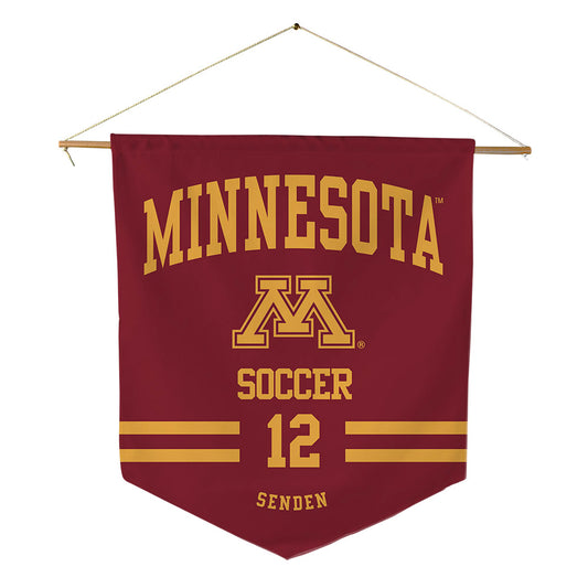 Minnesota - NCAA Women's Soccer : Tenley Senden - Pennant - 18" x 21"-0