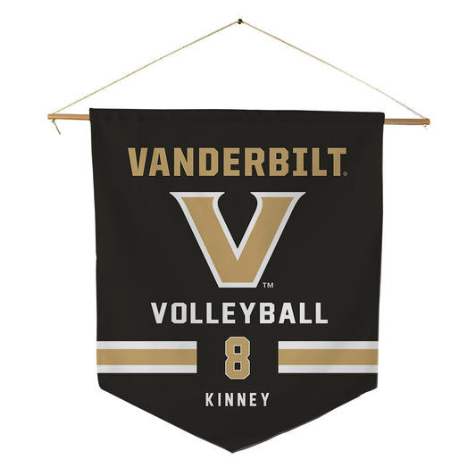 Vanderbilt - NCAA Women's Volleyball : Elli Kinney - Pennant - 18" x 21"-0