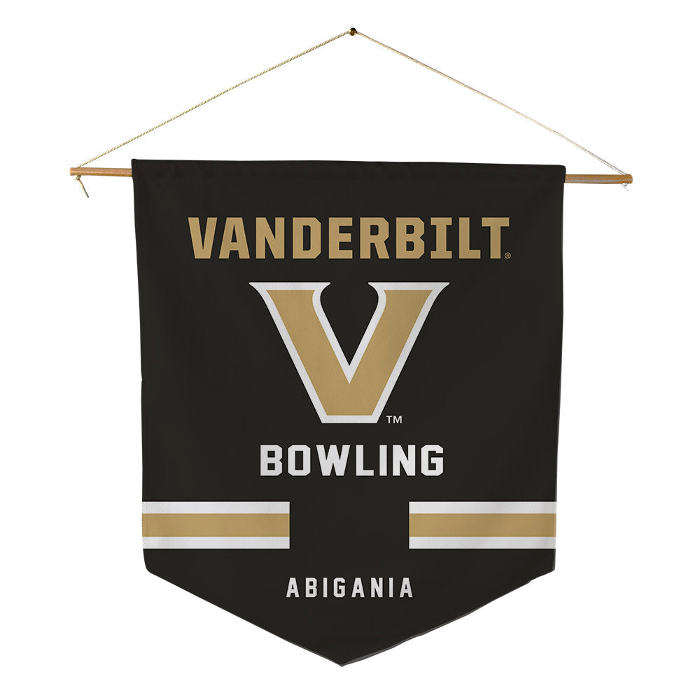 Vanderbilt - NCAA Women's Bowling : Katelyn Abigania - Pennant - 18" x 21"-0