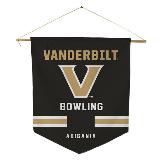 Vanderbilt - NCAA Women's Bowling : Katelyn Abigania - Pennant - 18" x 21"-0