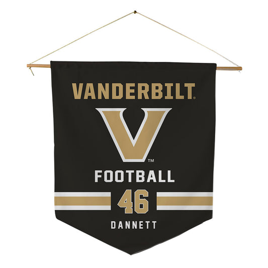 Vanderbilt - NCAA Football : Mustafa Dannett - Pennant - 18" x 21"-0