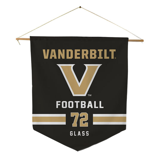 Vanderbilt - NCAA Football : Isaia Glass - Pennant - 18" x 21"-0