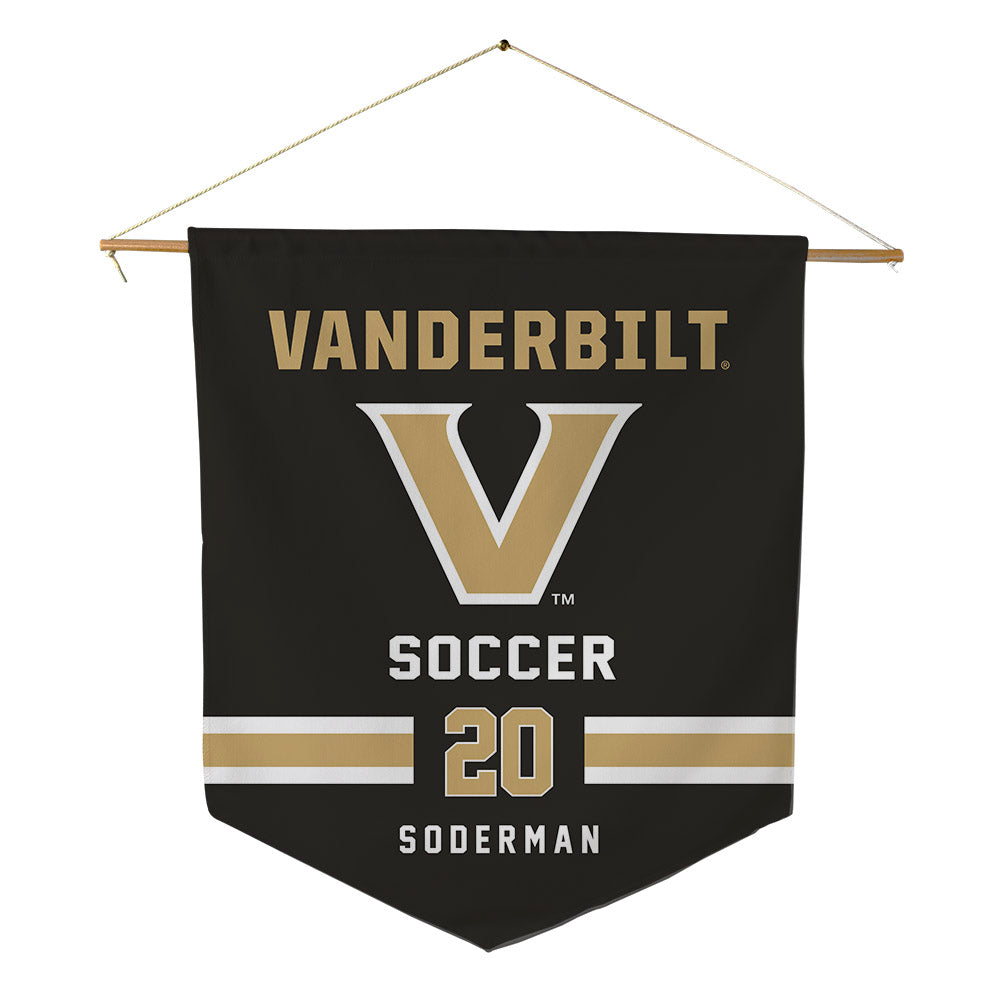 Vanderbilt - NCAA Women's Soccer : Susanna Soderman - Pennant - 18" x 21"-0