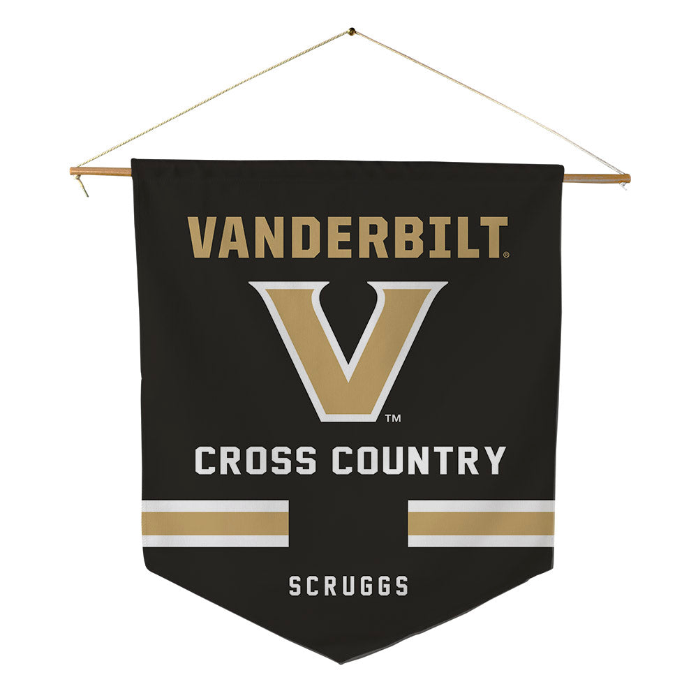 Vanderbilt - NCAA Men's Cross Country : Jackson Scruggs - Pennant - 18" x 21"-0