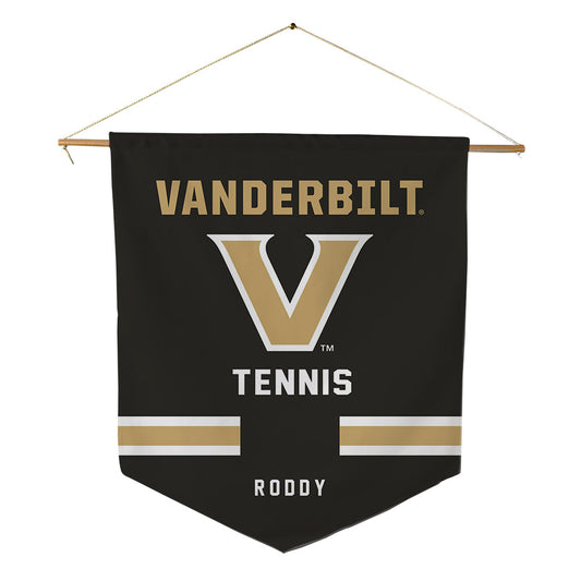 Vanderbilt - NCAA Men's Tennis : Nick Roddy - Pennant - 18" x 21"-0