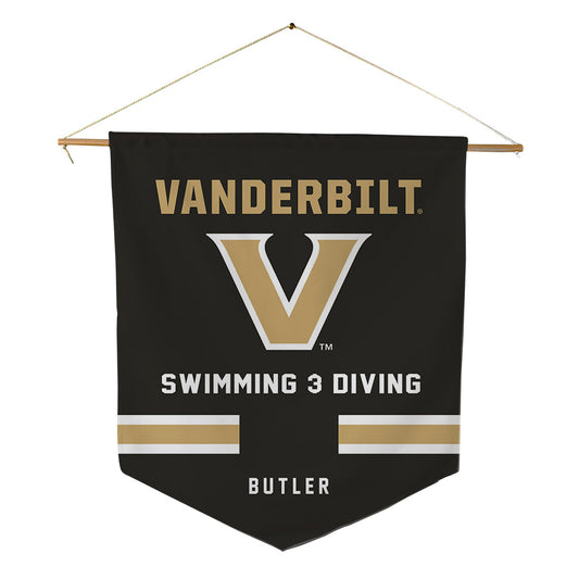 Vanderbilt - NCAA Women's Swimming & Diving : Ellie Butler - Pennant - 18" x 21"-0