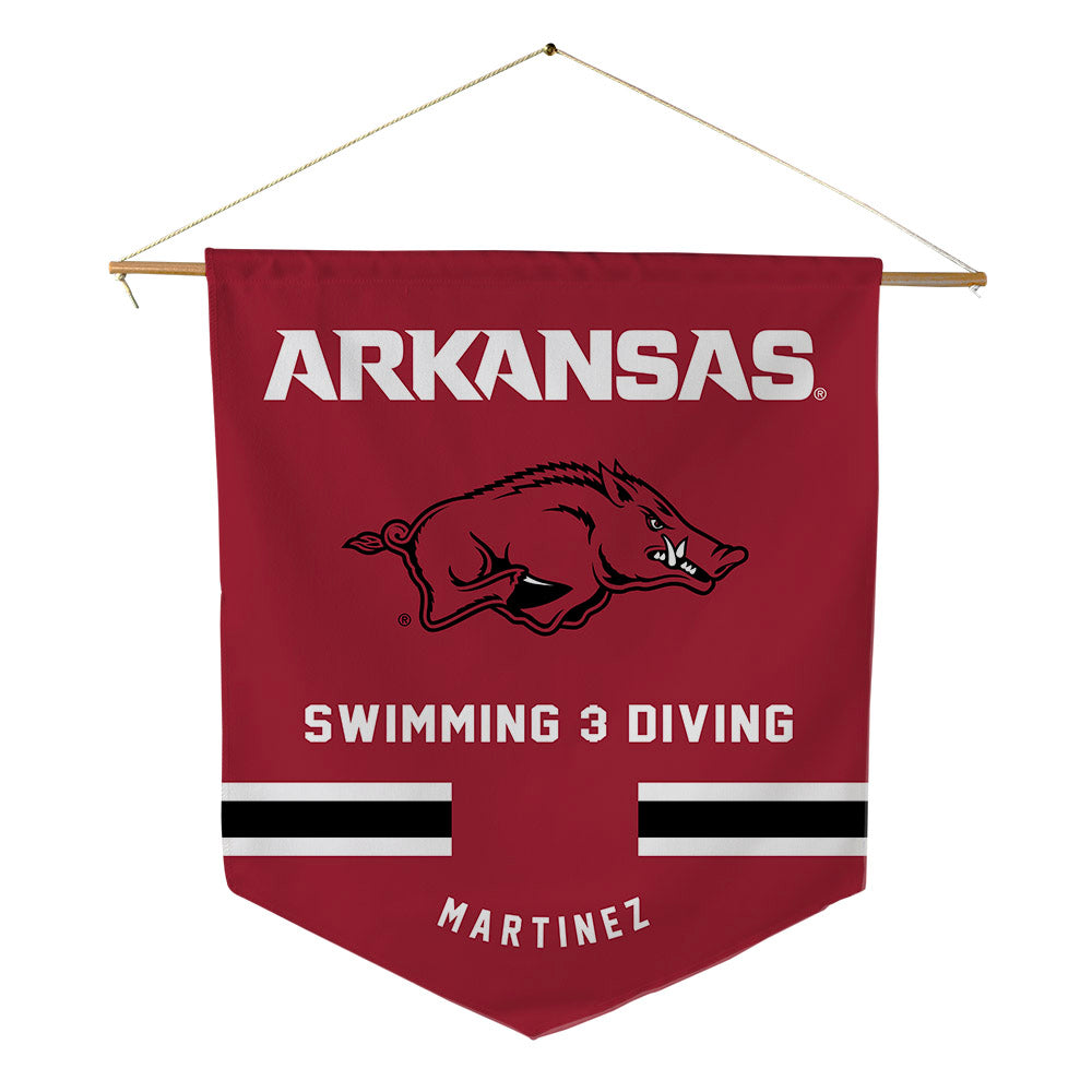 Arkansas - NCAA Women's Swimming & Diving : Malea Martinez - Pennant - 18" x 21"-0