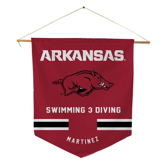 Arkansas - NCAA Women's Swimming & Diving : Malea Martinez - Pennant - 18" x 21"-0