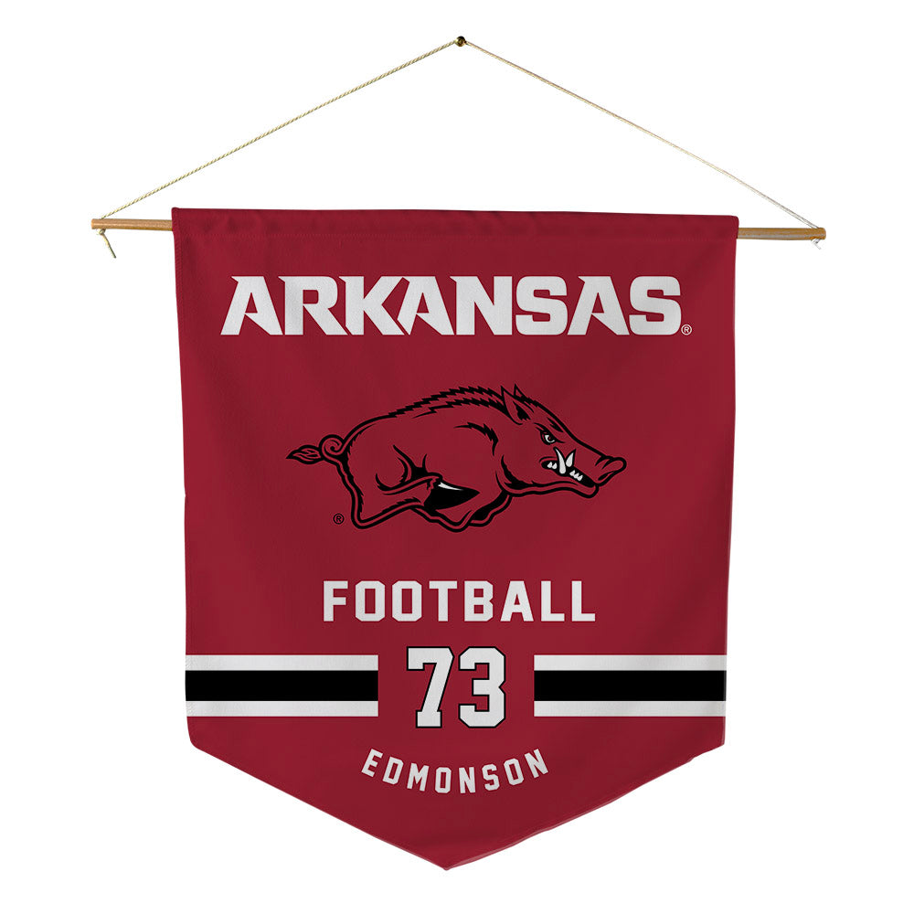 Arkansas - NCAA Football : Brooks Edmonson - Pennant - 18" x 21"-0