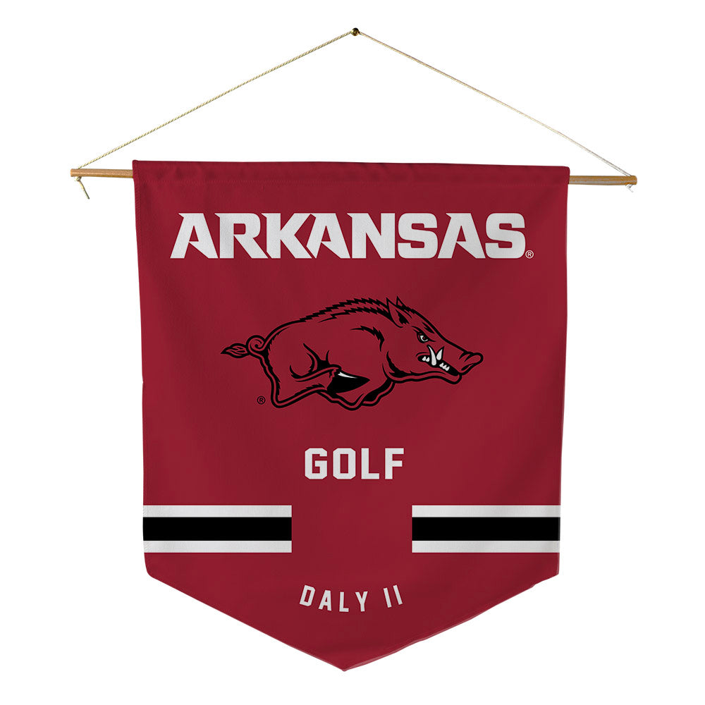 Arkansas - NCAA Men's Golf : John Daly II - Pennant - 18" x 21"-0