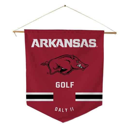 Arkansas - NCAA Men's Golf : John Daly II - Pennant - 18" x 21"-0
