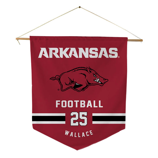 Arkansas - NCAA Football : Tavion Wallace - Pennant - 18" x 21"-0