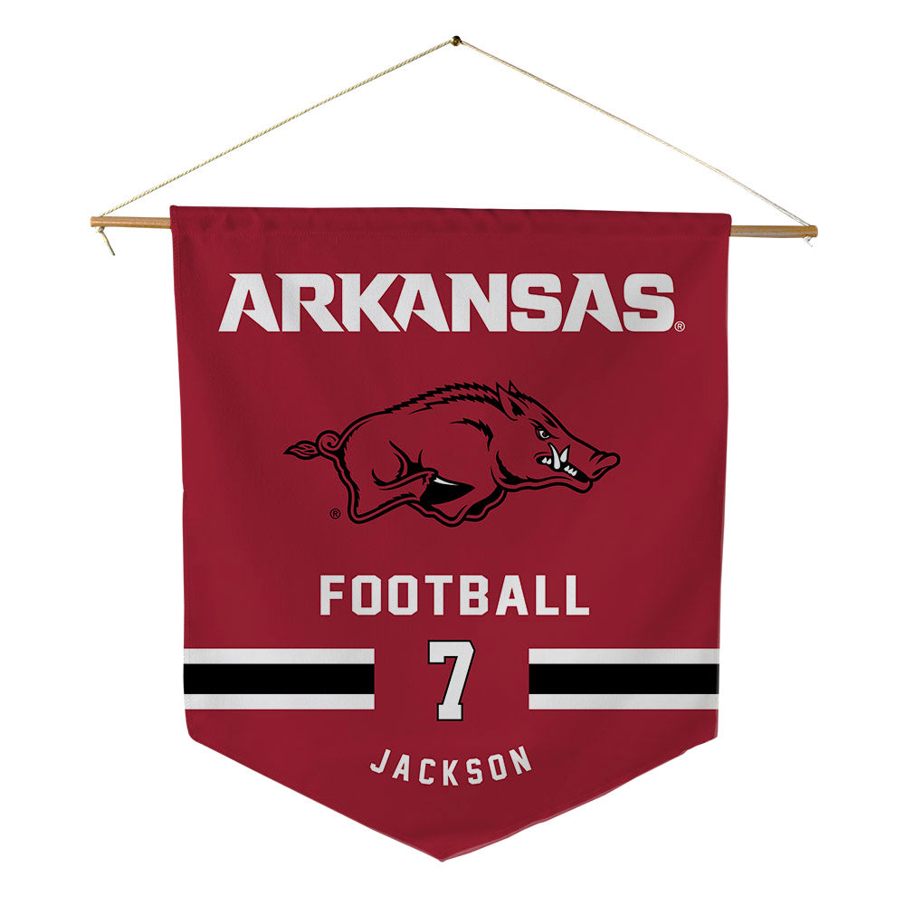 Arkansas - NCAA Football : Kenneth Jackson - Pennant - 18" x 21"-0