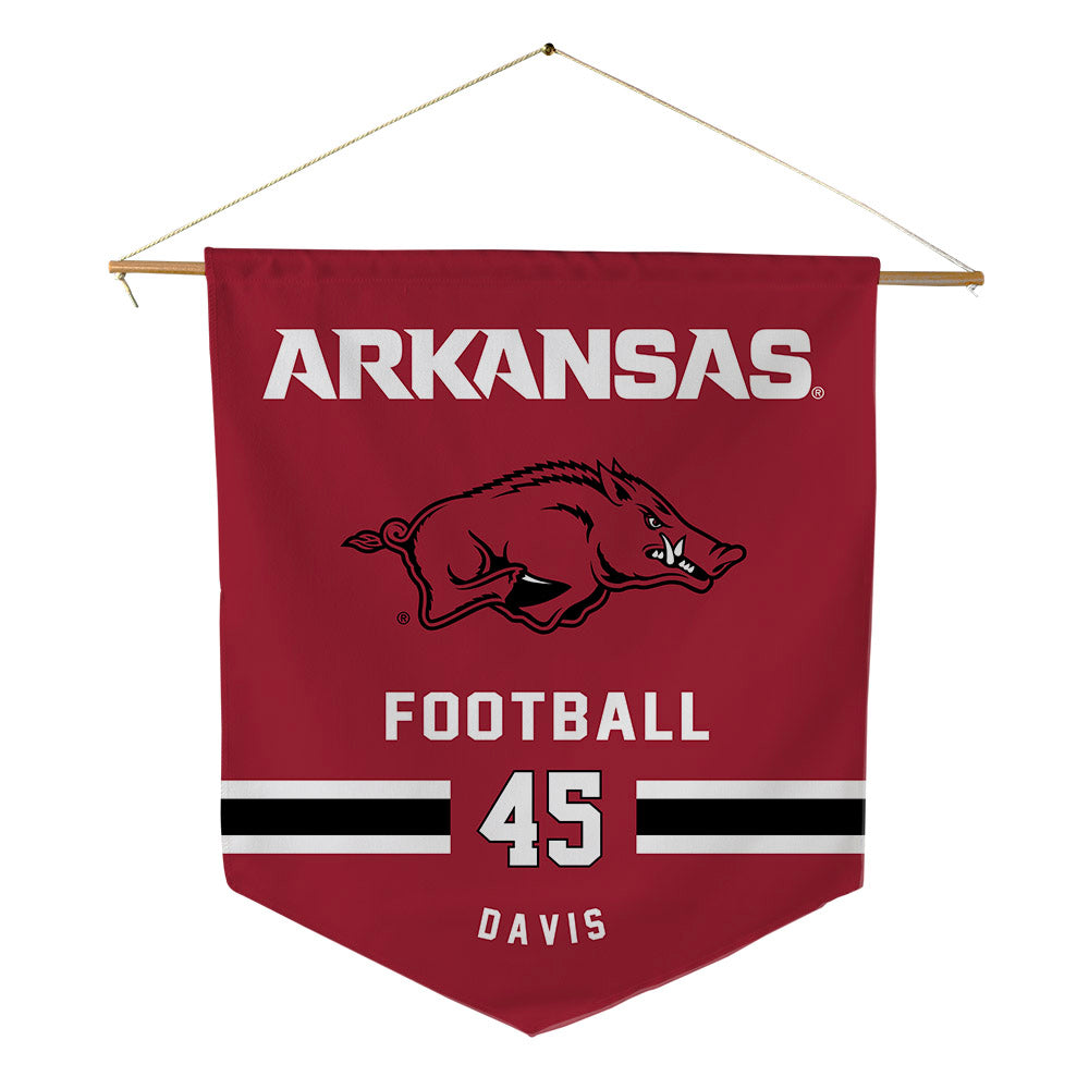 Arkansas - NCAA Football : Preston Davis - Pennant - 18" x 21"-0