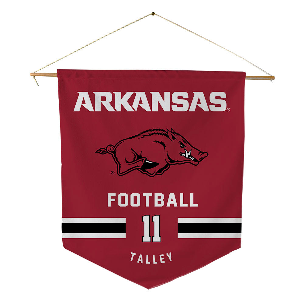 Arkansas - NCAA Football : Ken Talley - Pennant - 18" x 21"-0